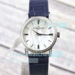 Swiss Replica Vacheron Constantin Traditionnelle Ultra Thin Ladies Mop Diamond Watch 33mm 